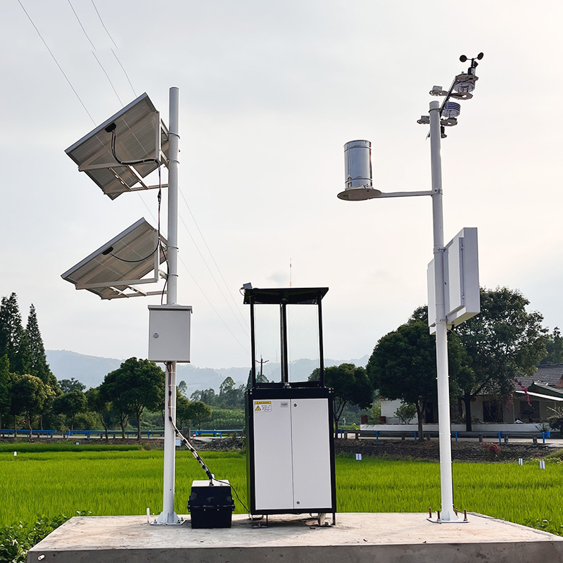 競道農業自動氣象站成功在四川踏水鎮農業園區安裝
